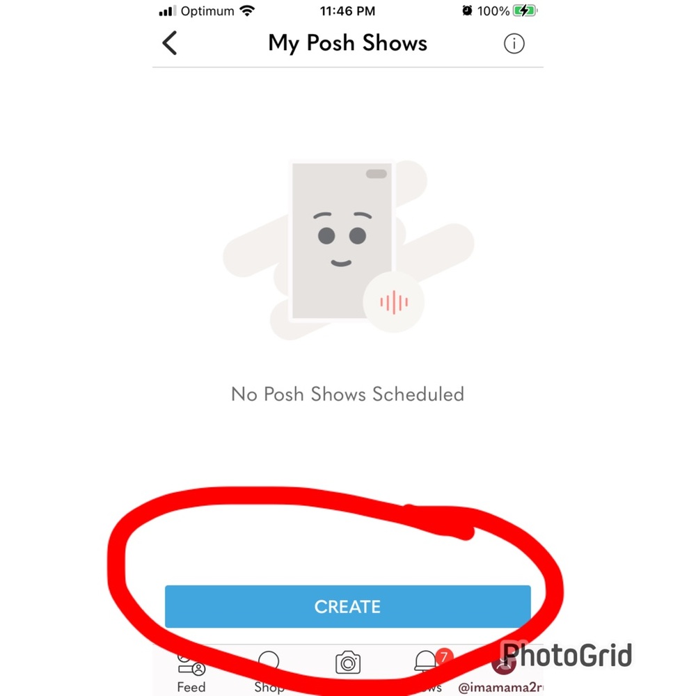 Posh shows!  How to add listings